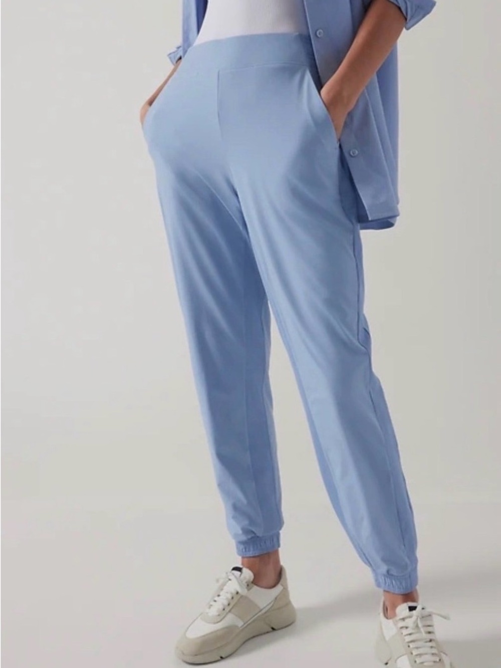 Athleta Baby Blue Joggers